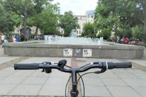 Adventure bike tours in Sofia - Stop 1: National Palace of Culture Congress Centre (NDK) for a confident start