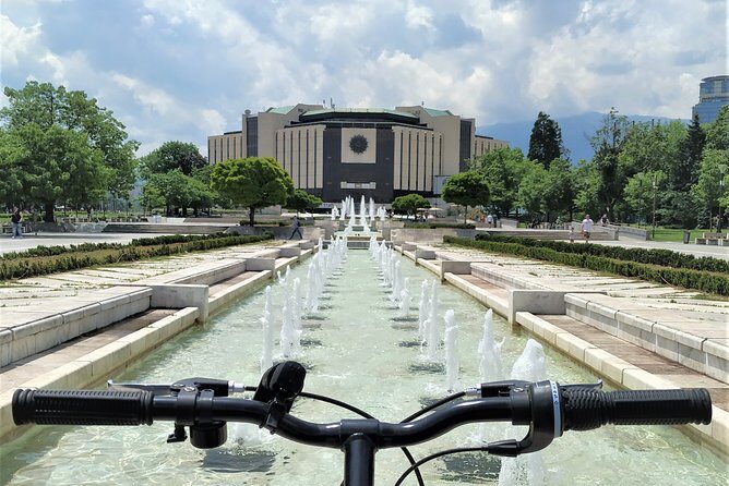 Adventure bike tours in Sofia - Stop 2: Ivan Vazov National Theater in a quick 15-minute break