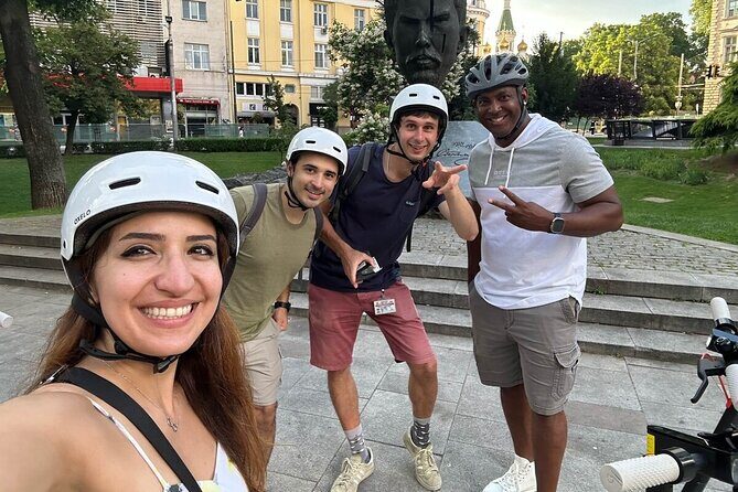 Sofia on an Electric Scooter - Guided Tour - Knyazheska Garden, Soviet-Era Views, and Eagle’s Bridge