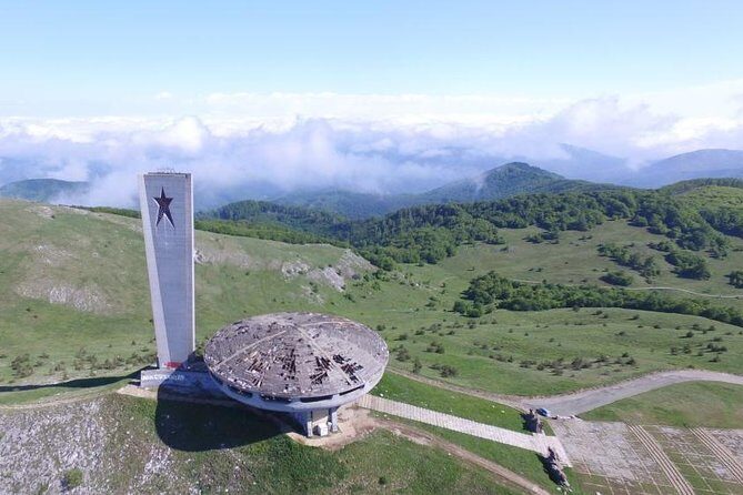 Symbol of the Communism Buzludzha monument and the Rose valley - Sofia to the mountains: what this 10-hour private day feels like